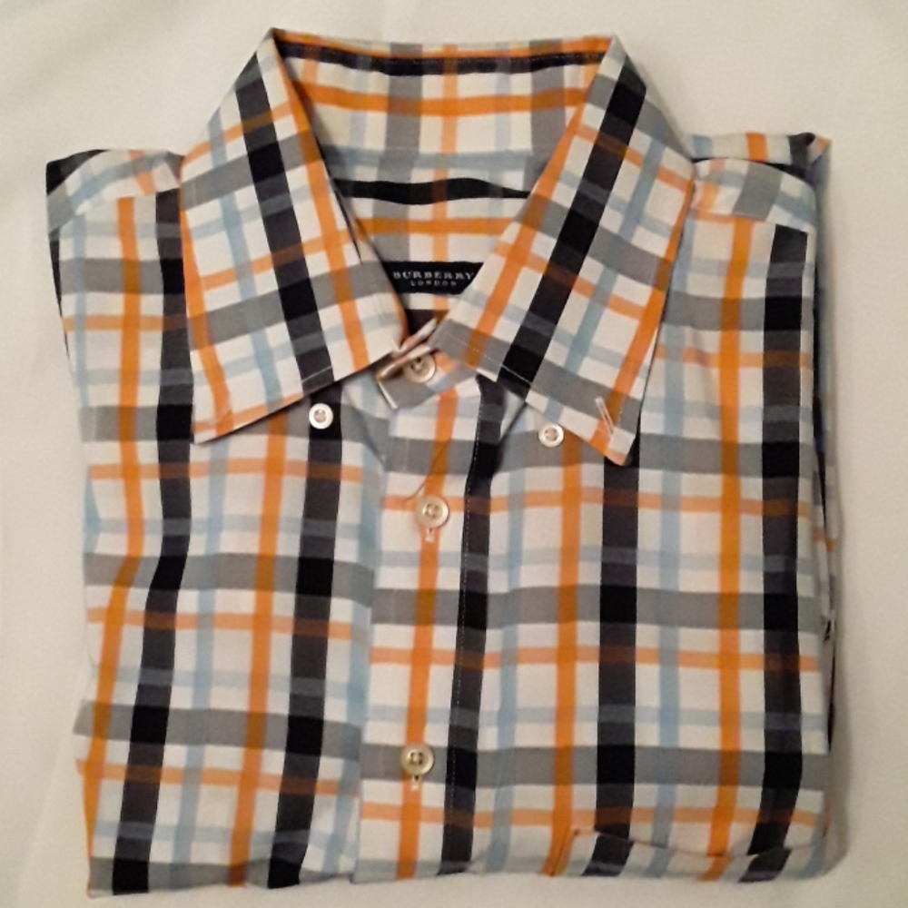 BURBERRY MEN'S LONG SLEEVE SHIRT L
